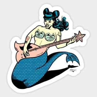 Rockabilly Mermaid Sticker